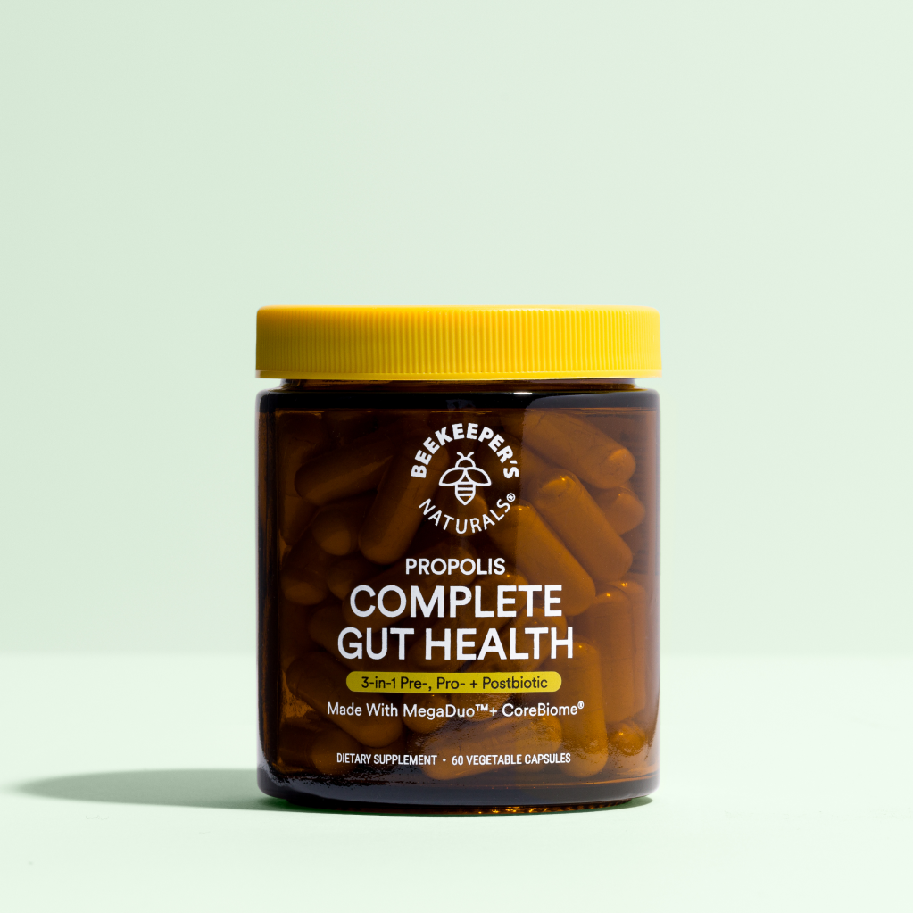 BeeKeeper's Naturals, Gut Health, Probiotic, Primary Packaging, Packaging, Jar, Strategic Design