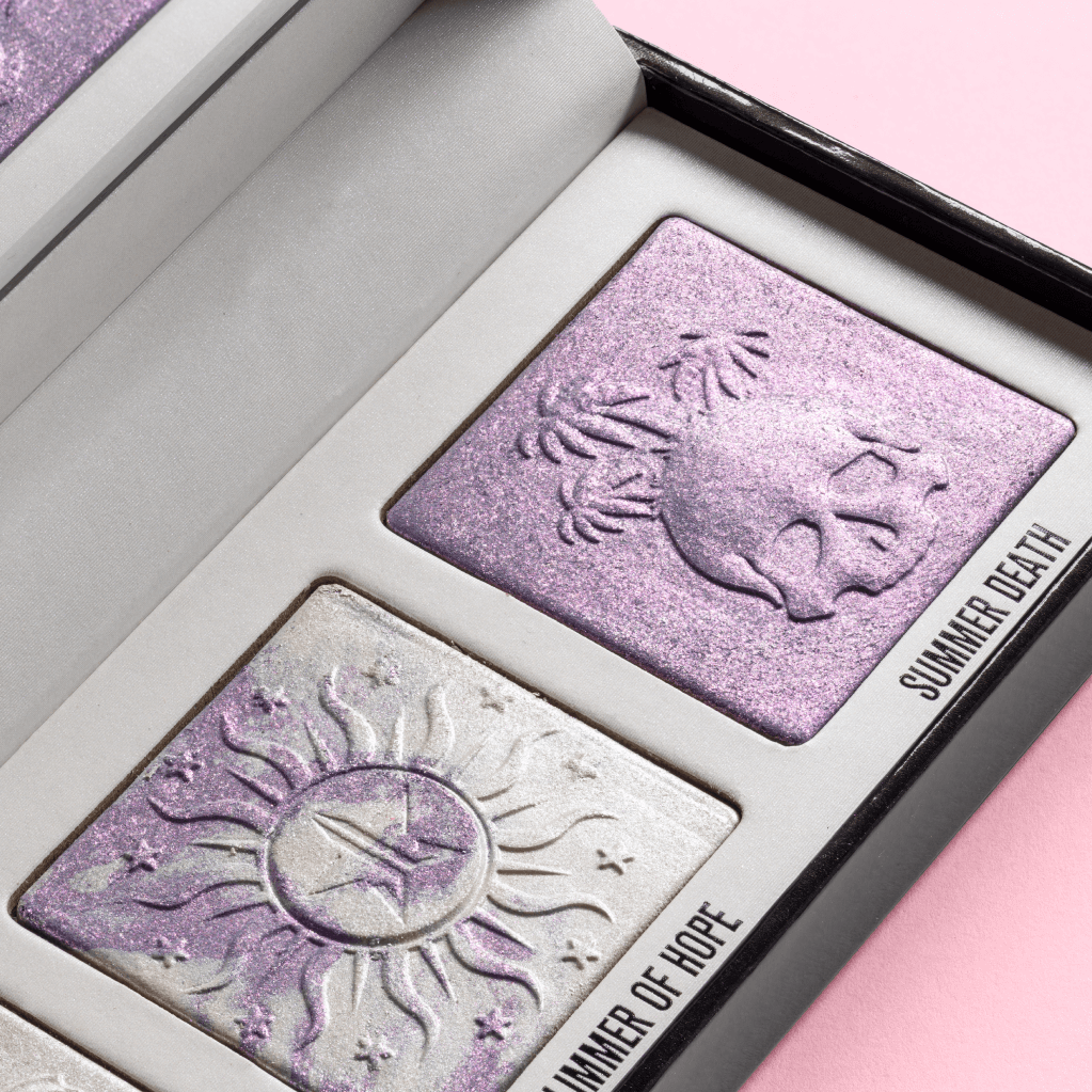 Jeffree Star, Jeffree Star Cosmetics, Highlighter, Highlighter Palette, Beauty, Cosmetics, Makeup, Gothic Diamond, GOTHIC DIAMONDS EXTREME FROST™ TRIO PALETTE