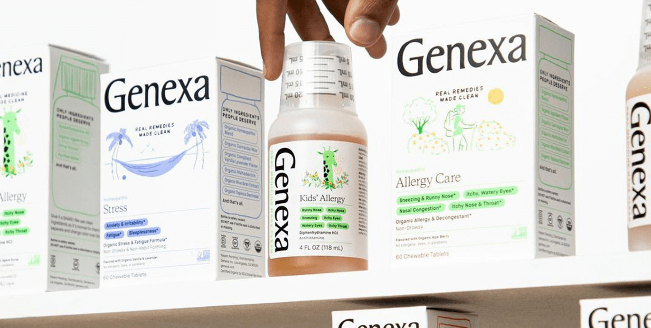 Genexa, Health and Wellness, Medicine, Labels, Box, Folding Unit Cartons, Secondary Packaging, Strategic Design